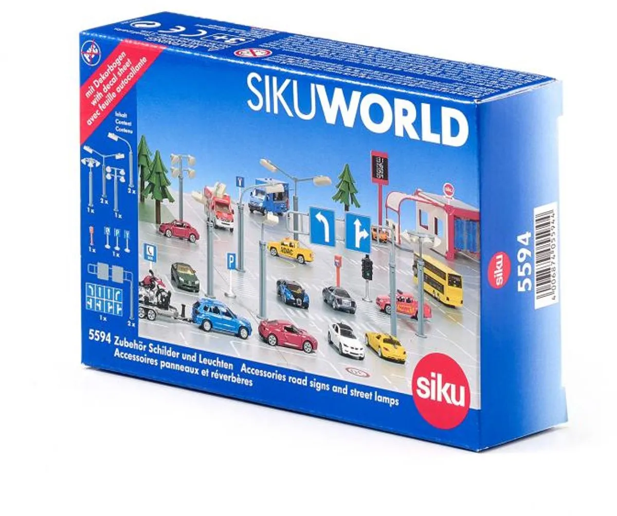 SIKU 5594 Verkeersborden & Verkeerslichten - Grijs