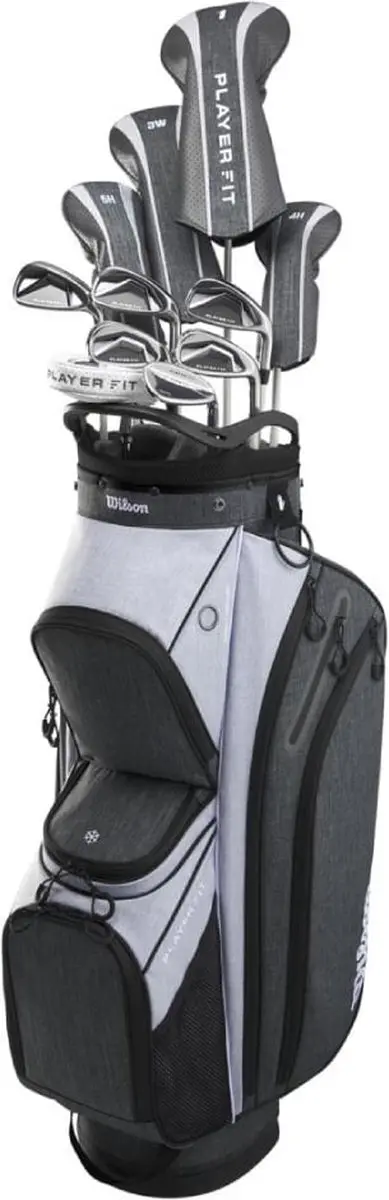 Wilson Staff Player Fit Dames Golfset - Zwart Grijs