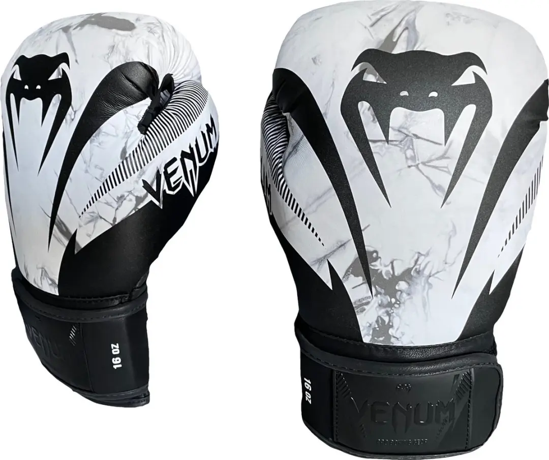 Venum Impact Muay Thai Bokshandschoenen 12 oz - Wit/Zwart