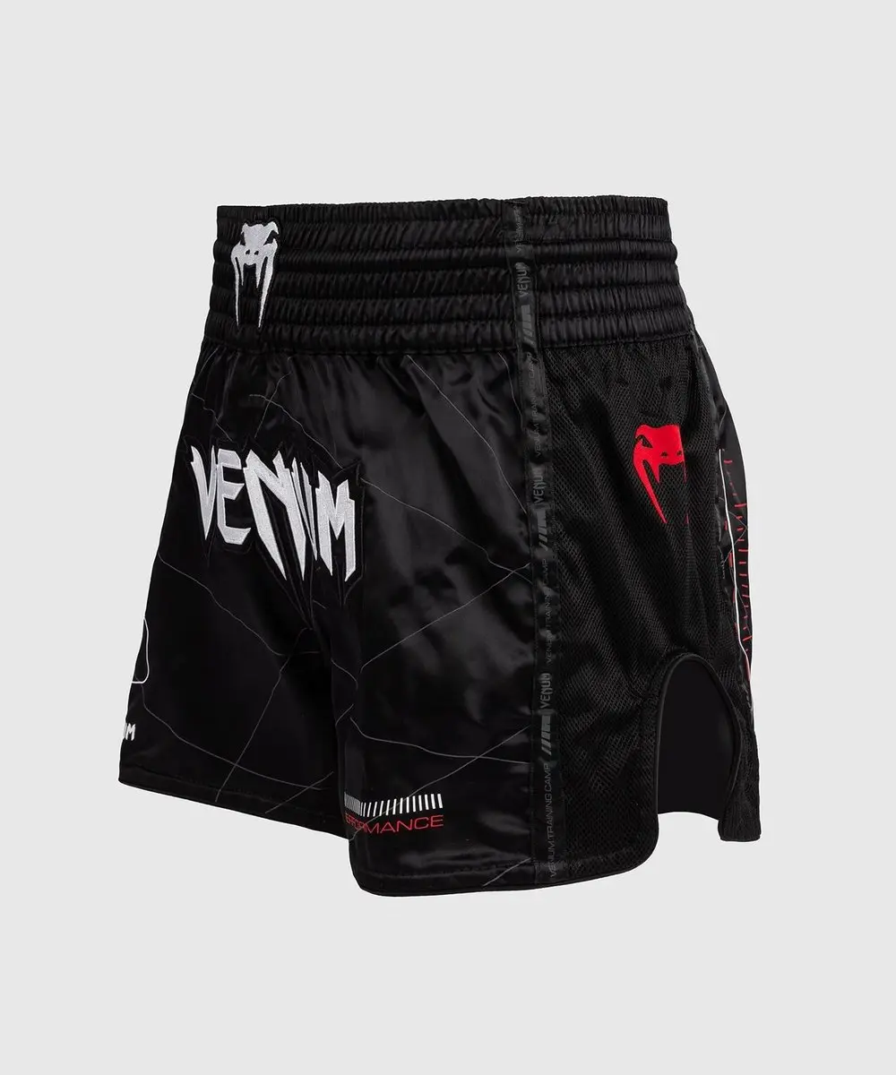 Venum Tactical XT Muay Thai Shorts - L - Zwart/Vuurrood