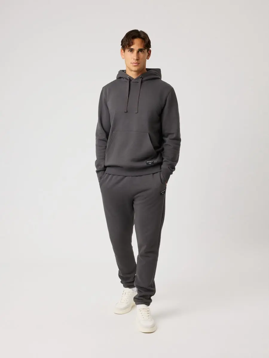 Björn Borg Centre Jogging Hoodie Heren - Asphaltgrijs M