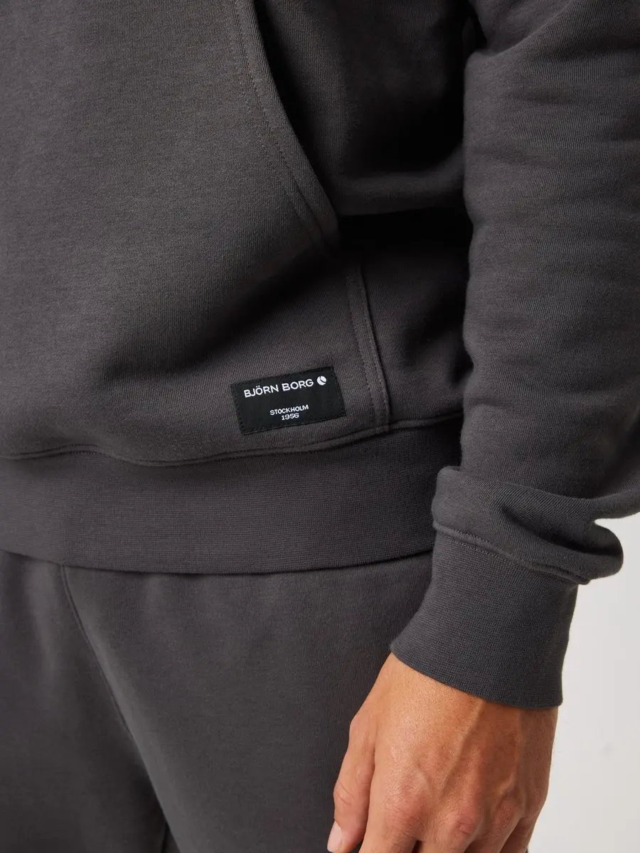 Björn Borg Centre Jogging Hoodie Heren - Asphaltgrijs M
