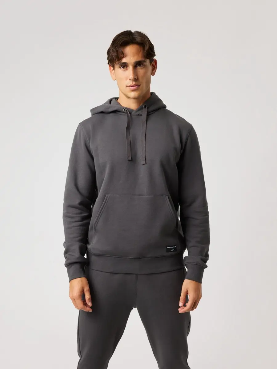 Björn Borg Centre Jogging Hoodie Heren - Asphaltgrijs M