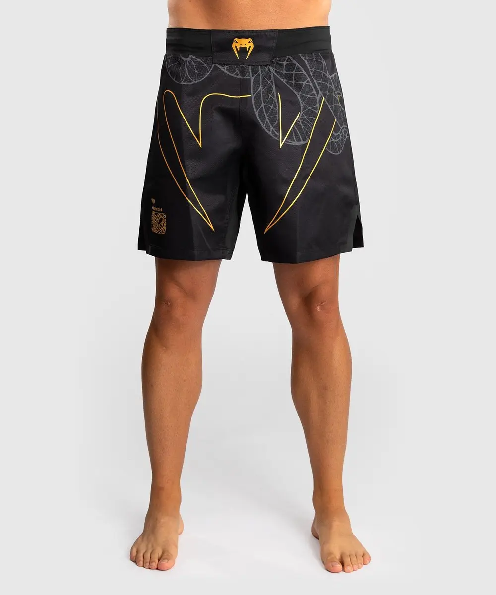 Venum Serpenti Fightshorts - M - Zwart/Zilver/Goud - afbeelding 6 van 6