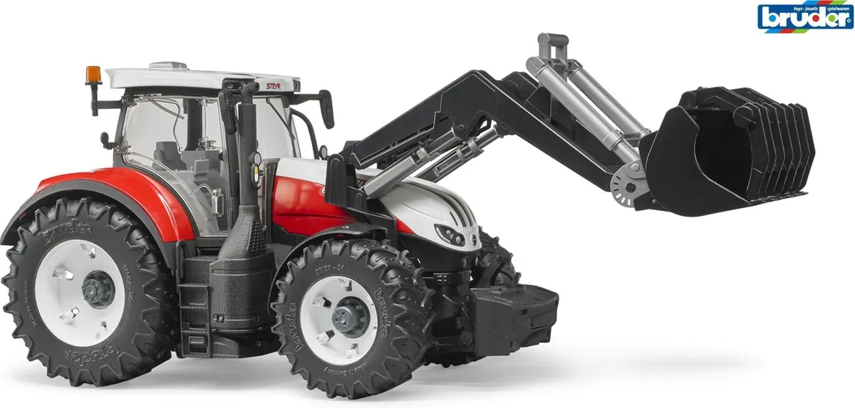 Bruder Steyr 6300 Terrus CVT Tractor 1:16 - Frontlader - 3181 - afbeelding 6 van 6