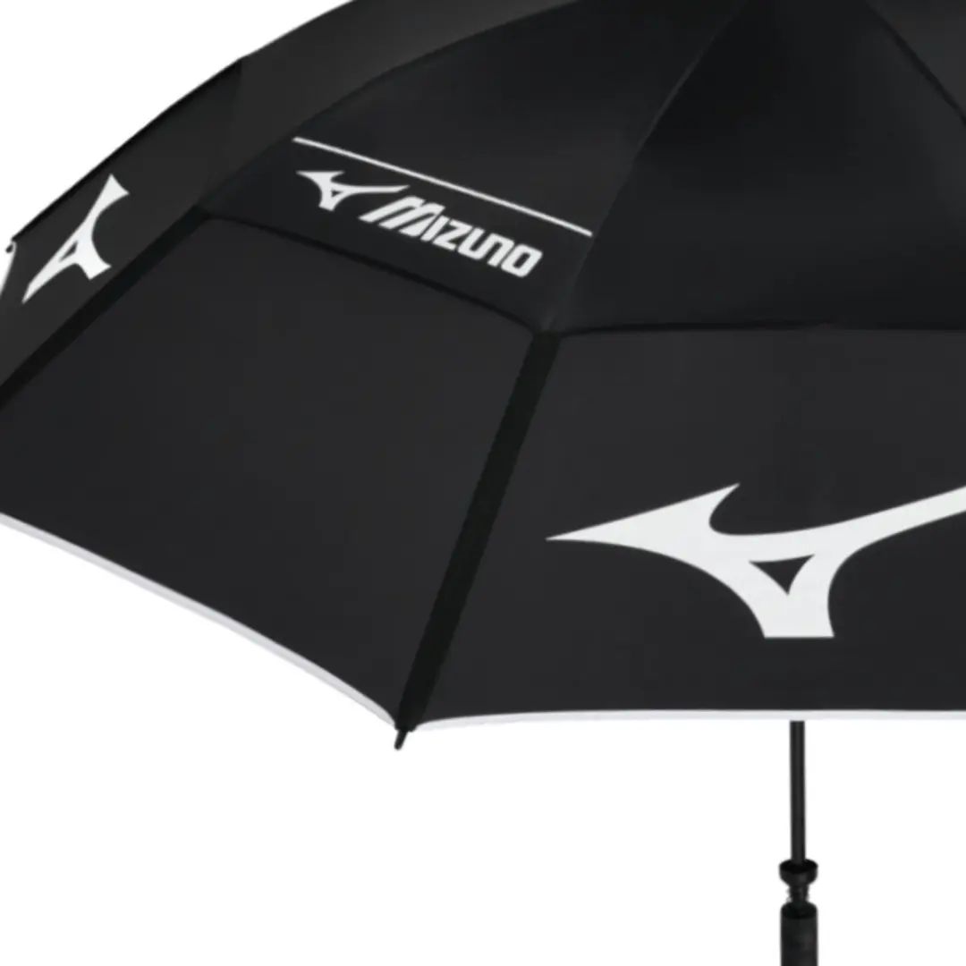 Mizuno Tour-25 Twin Canopy Golfparaplu - Zwart