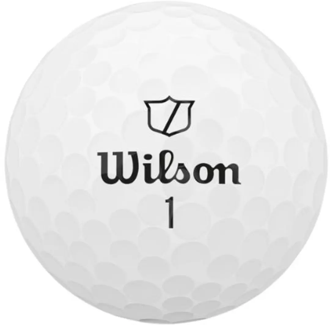 Wilson DUO Soft TRK360 Golfballen 12 Stuks - Wit/Rood