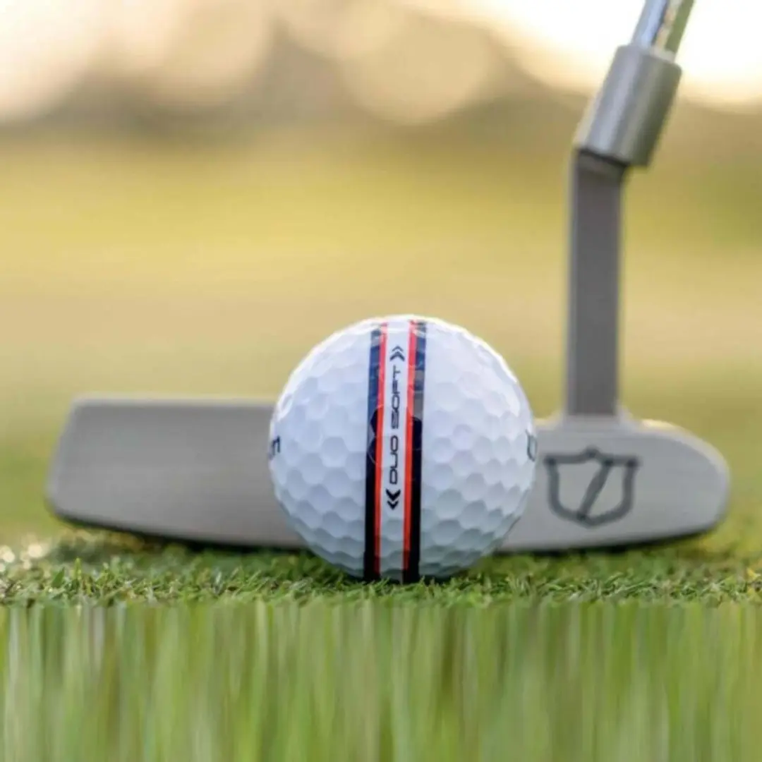 Wilson DUO Soft TRK360 Golfballen 12 Stuks - Wit/Rood