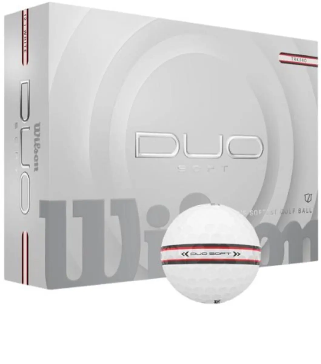 Wilson DUO Soft TRK360 Golfballen 12 Stuks