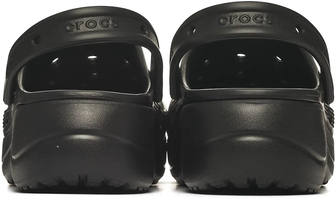 Crocs Baya Dames Klompen Platform - Zwart