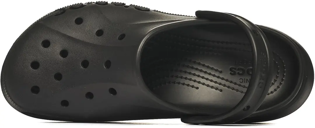 Crocs Baya Dames Klompen Platform - Zwart