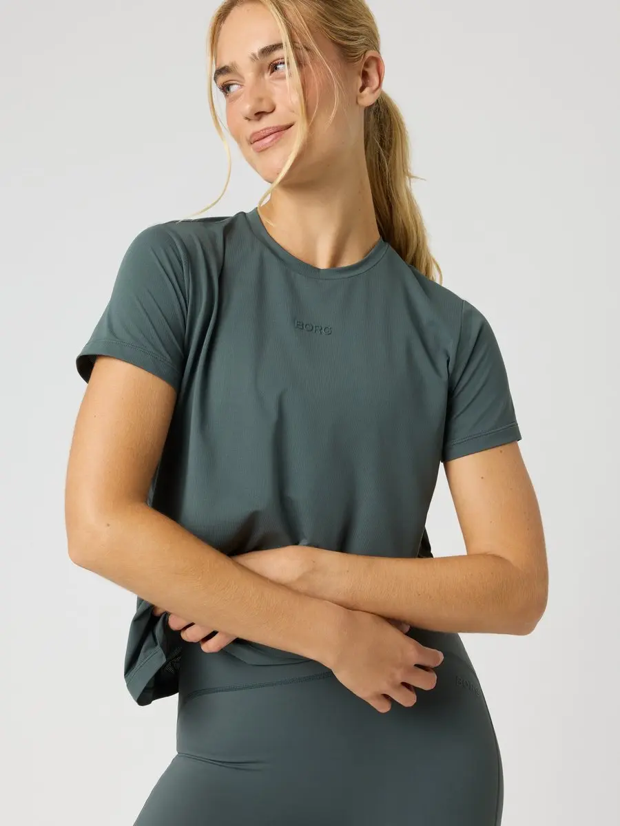 Björn Borg Sportshirt Dames Korte Mouwen - Urban Chic Groen L