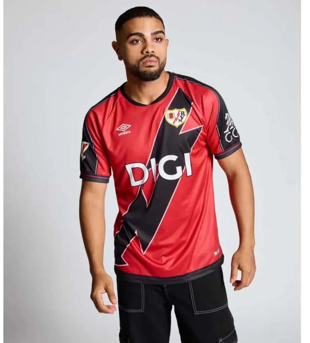 Umbro Rayo Vallecano 25/26 T-shirt - Rood - S