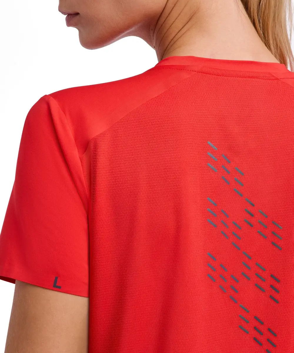 Falke Running Tee Dames - M - Vochtregulerend - Rood