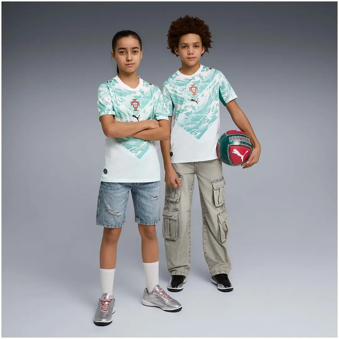 PUMA FPF Uitshirt Replica Jr T-Shirt - 128 - Wit
