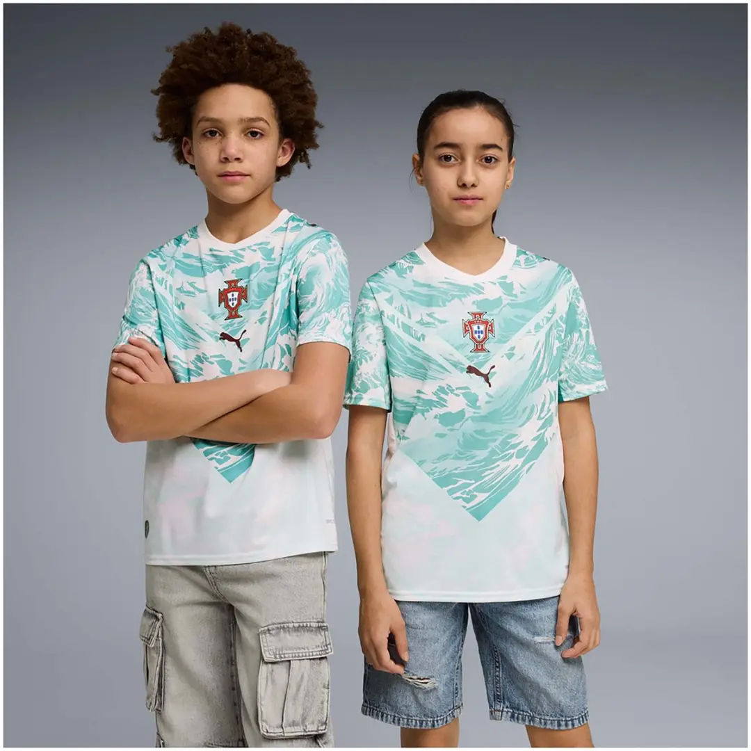 PUMA FPF Uitshirt Replica Jr T-Shirt - 128 - Wit