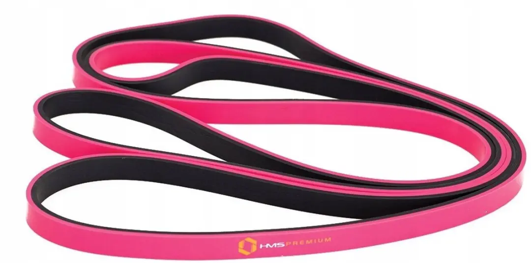 HMS GU06 Weerstandsband Roze/Zwart - 225cm