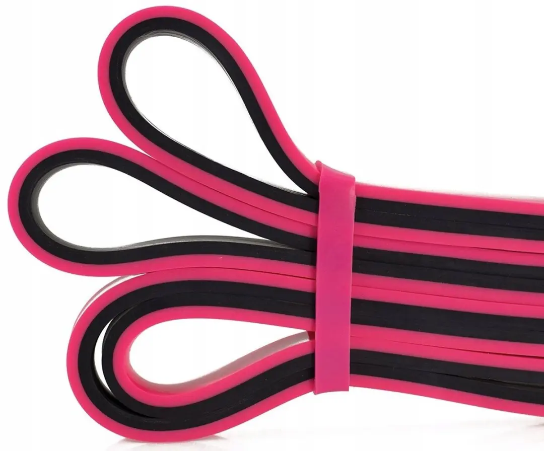 HMS GU06 Weerstandsband Roze/Zwart - 225cm