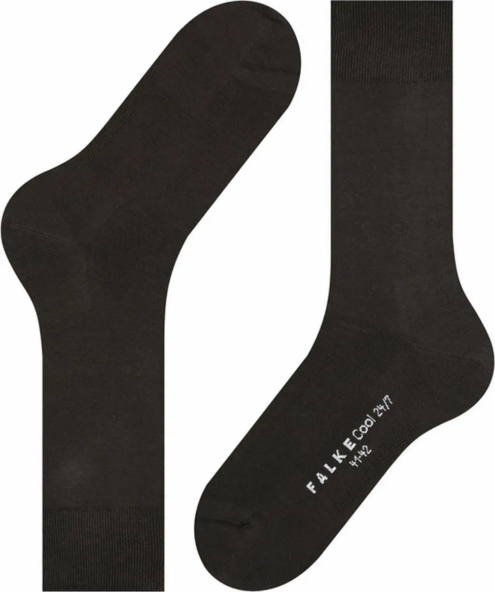 Falke Cool 24/7 Herensokken - Donkerbruin - afbeelding 6 van 6