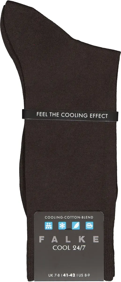 Falke Cool 24/7 Herensokken - Donkerbruin