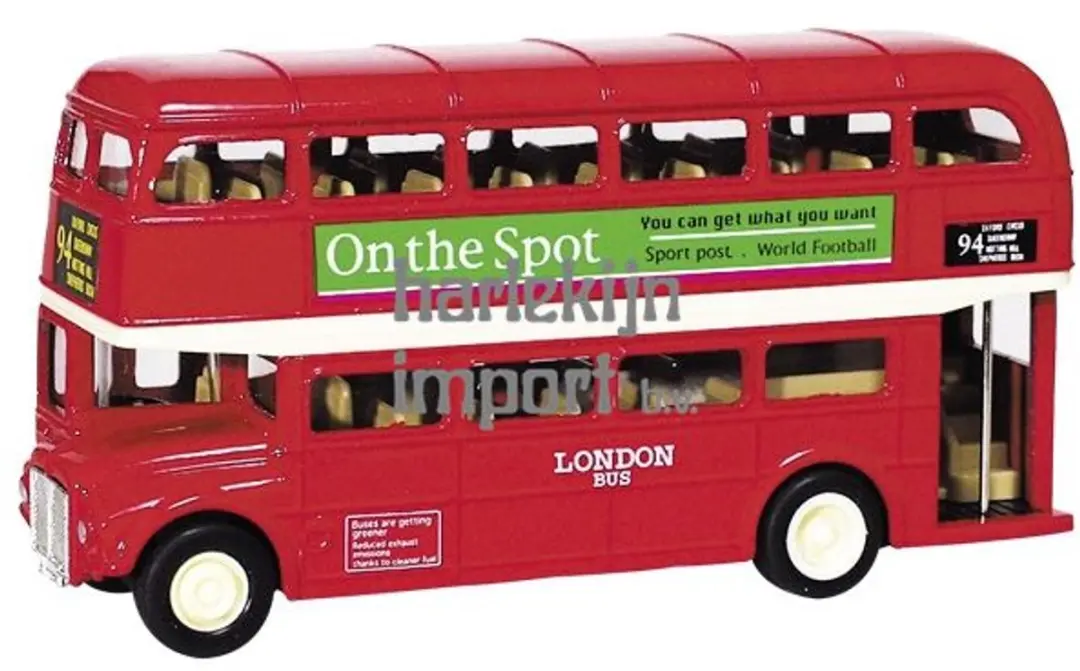 Goki London Bus Modelauto - 12cm - Rood