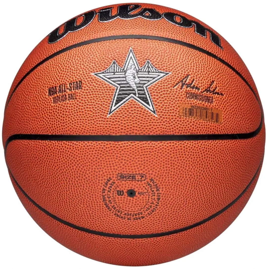Wilson NBA All Star Replica Basketbal Maat 7 - Oranje