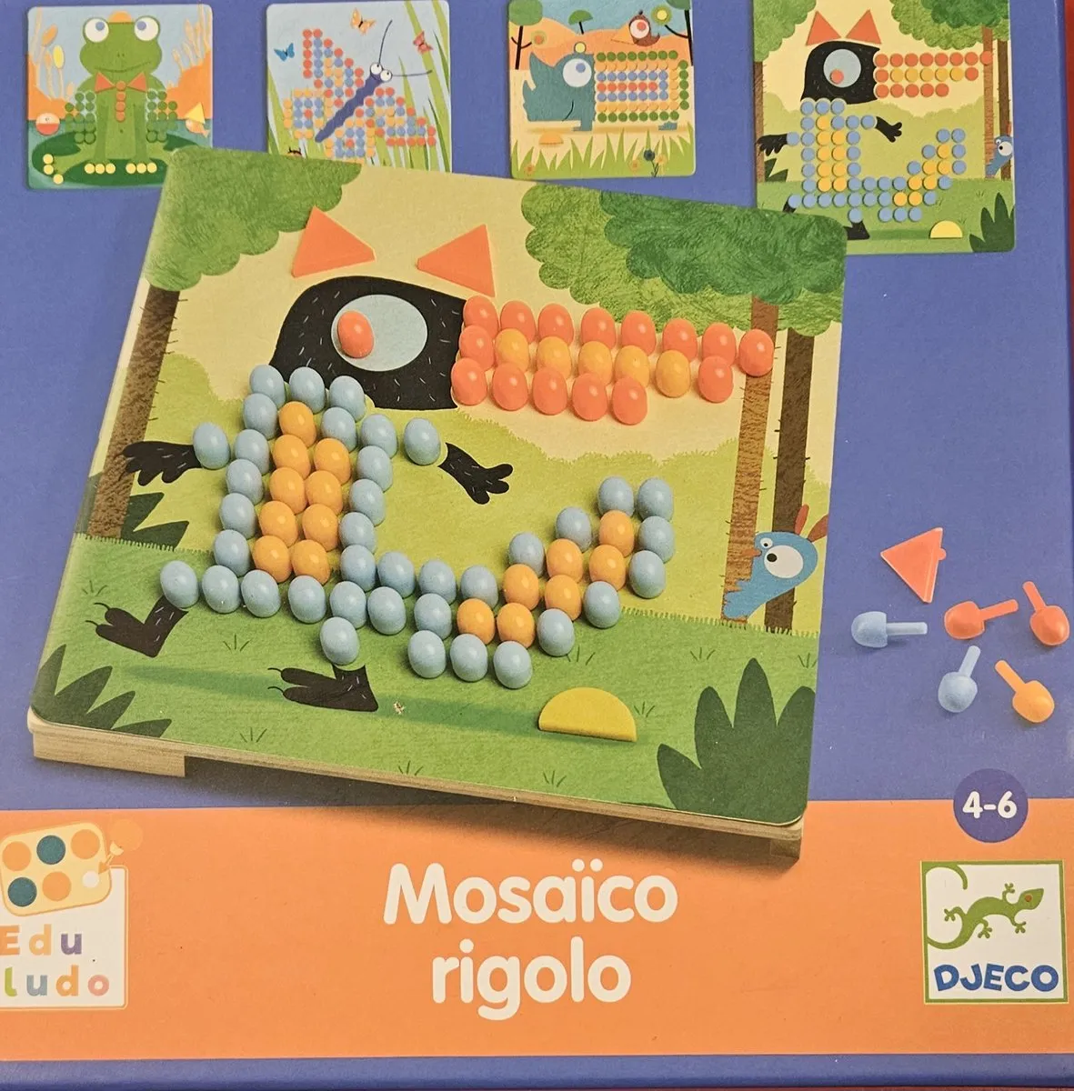 Djeco Mosaïco Rigolo Pedagogisch Spel - Multi