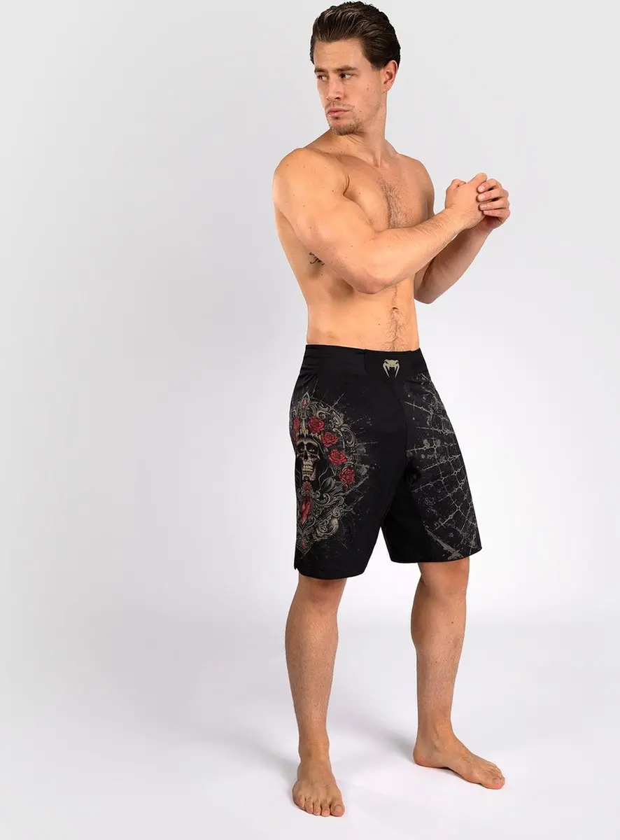 Venum Santa Muerte 5.0 Fight Shorts M - Diep Zwart Goud