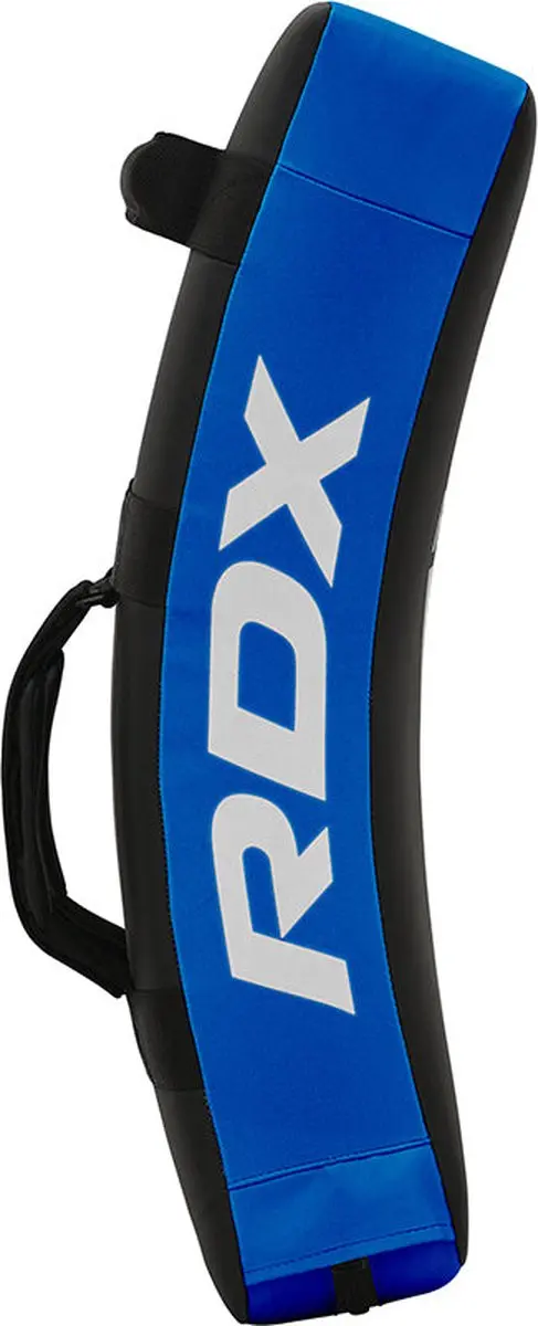 RDX Sports T1 Gel Padded Curved Kick Shield - Blauw