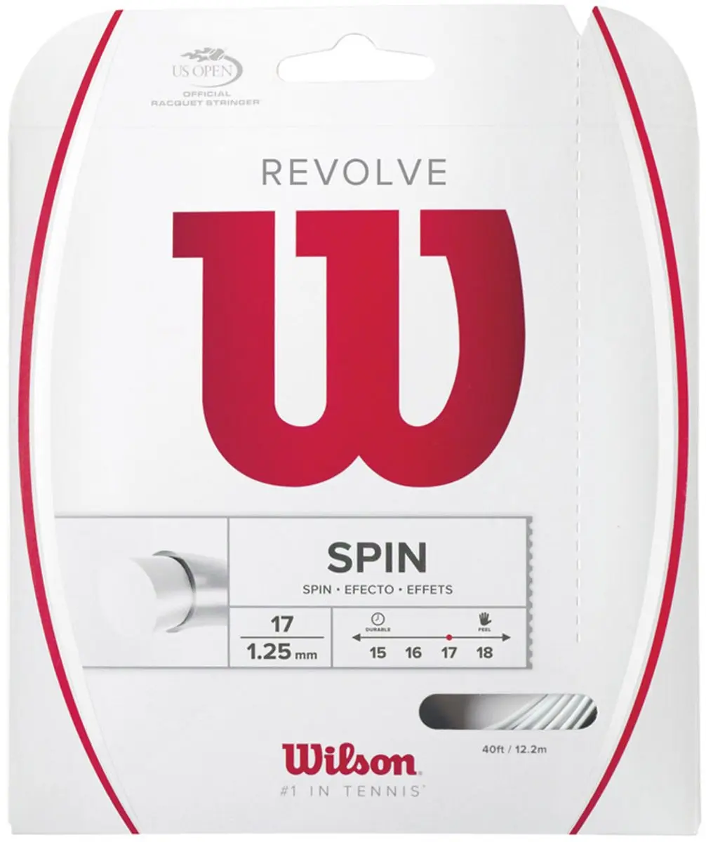 Wilson REVOLVE SPIN Tennissnaar 12m 1,25mm
