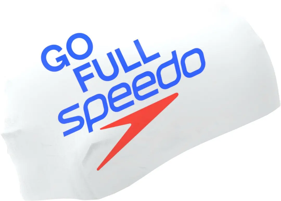 Speedo Badmuts Slogan Wit