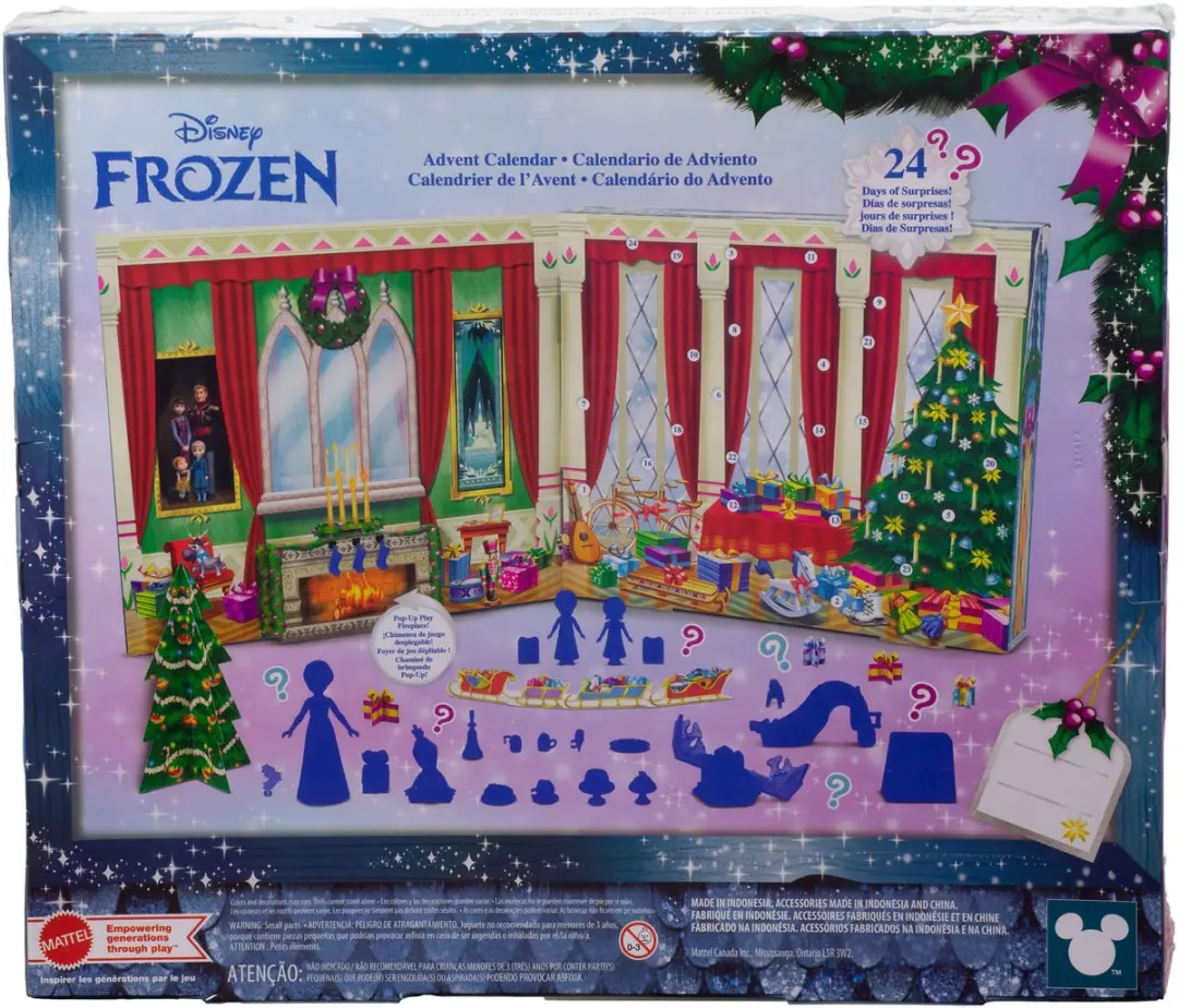 Mattel Disney Frozen Adventskalender 24 Dagen - Meerkleurig