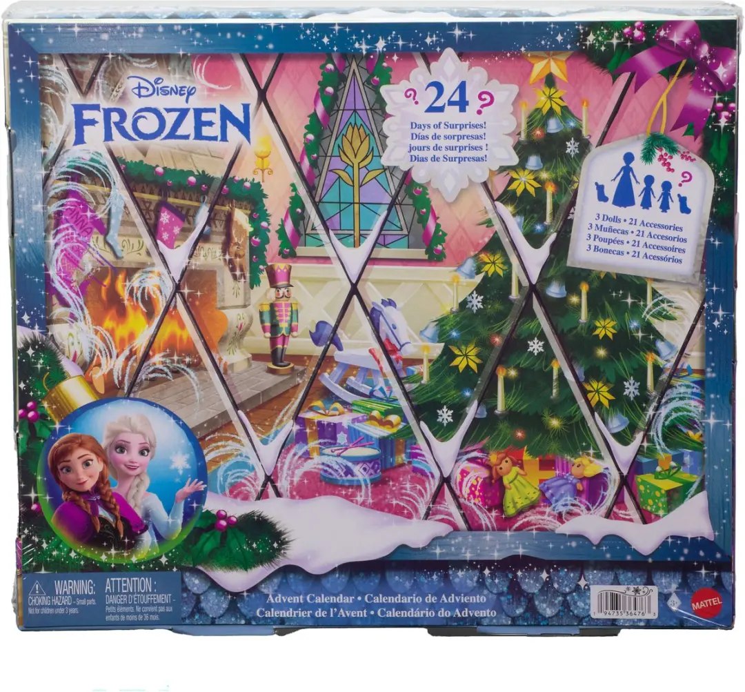Mattel Disney Frozen Adventskalender 24 Dagen - Meerkleurig