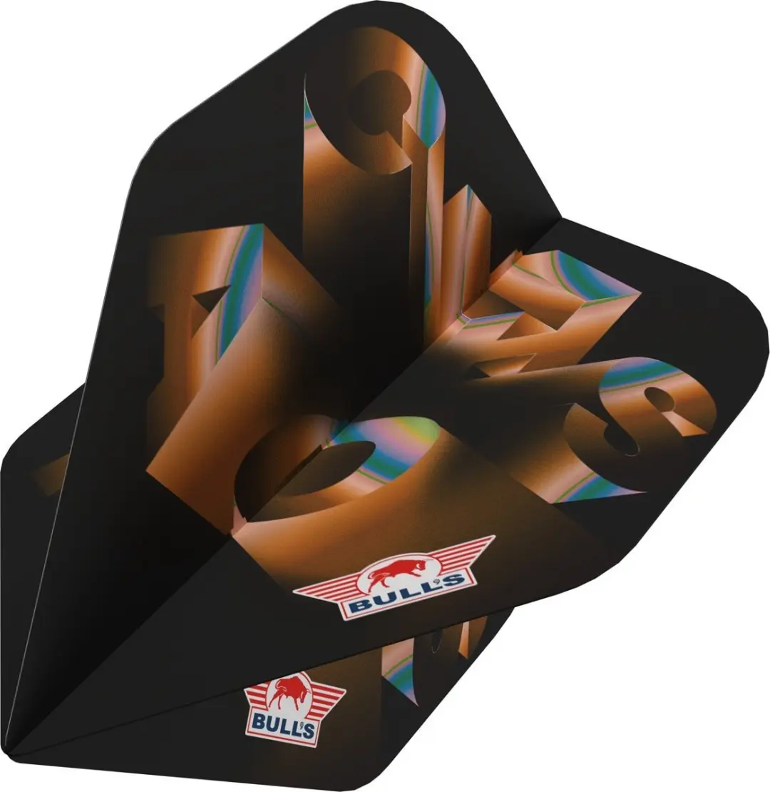 Bull's Chaos Orange NO2 Dart Flights