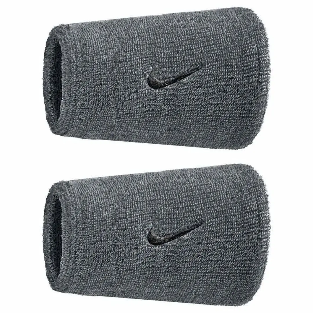Nike Swoosh Classic Doublewide Polsbandjes - Donkerblauw/Wit