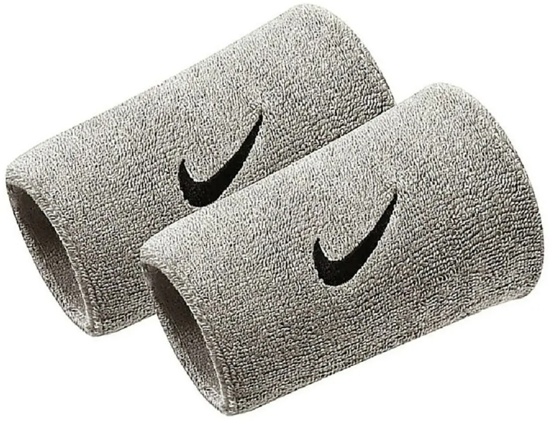 Nike Swoosh Classic Doublewide Polsbandjes - Donkerblauw/Wit