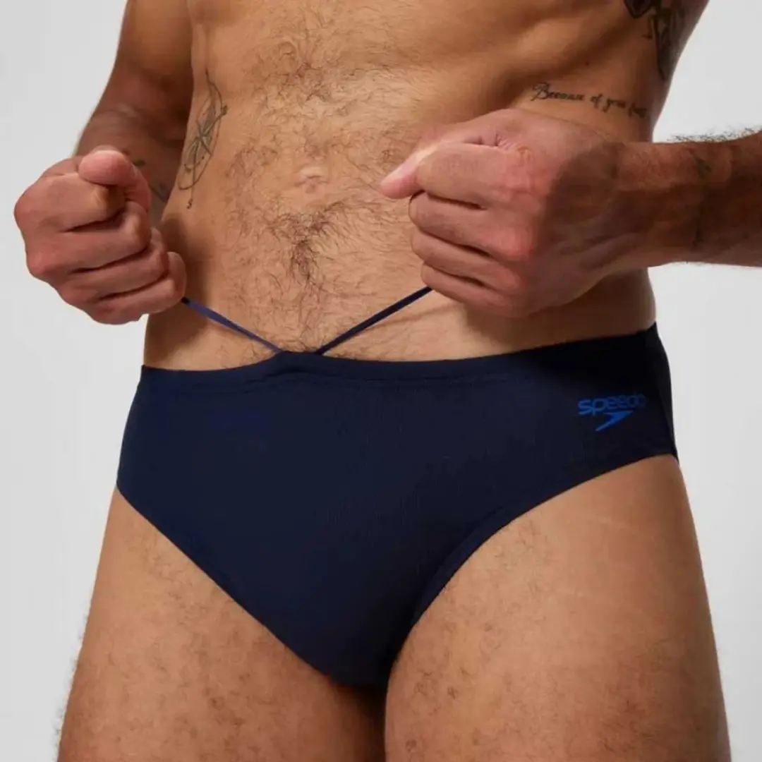Speedo Hyperboom Zwemslip - UK 38 - Blauw