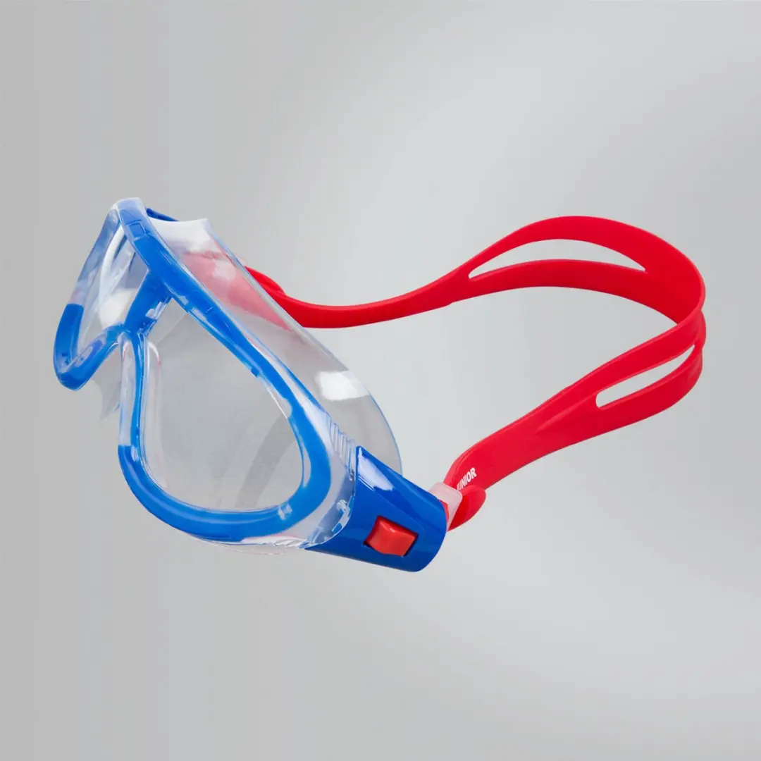 Speedo Biofuse Rift Junior Zwembril - One Size - Rood/Blauw