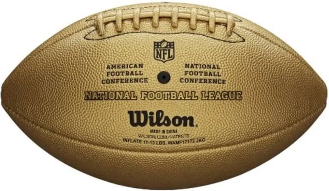 Wilson WTF1826 Duke Metallic Edition Voetbal 5 - Goud