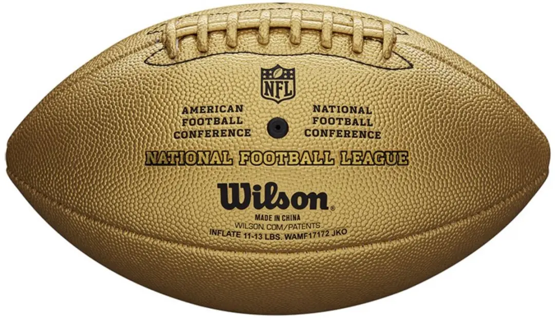 Wilson WTF1826 Duke Metallic Edition Voetbal 5 - Goud