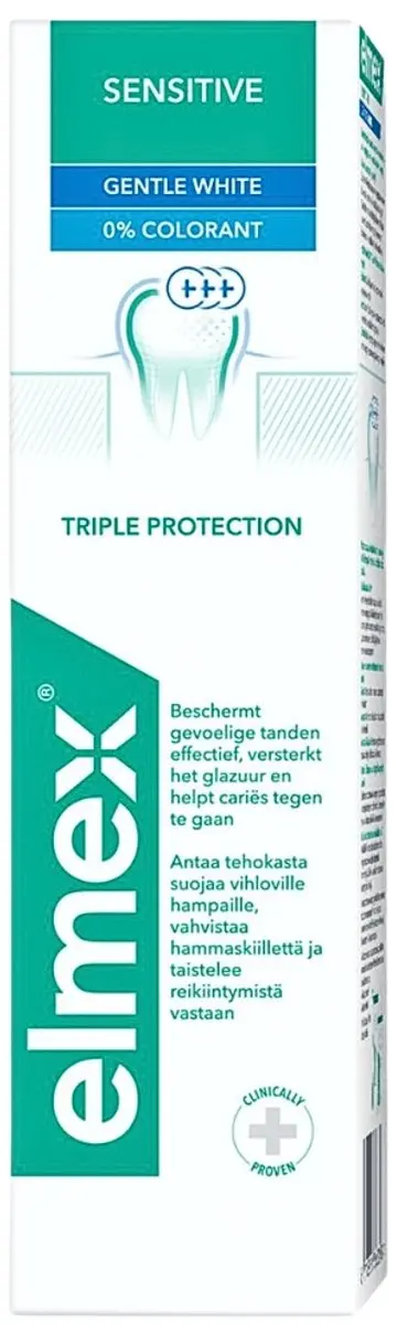 Elmex Sensitive Whitening Tandpasta 75ml - 10 Stuks