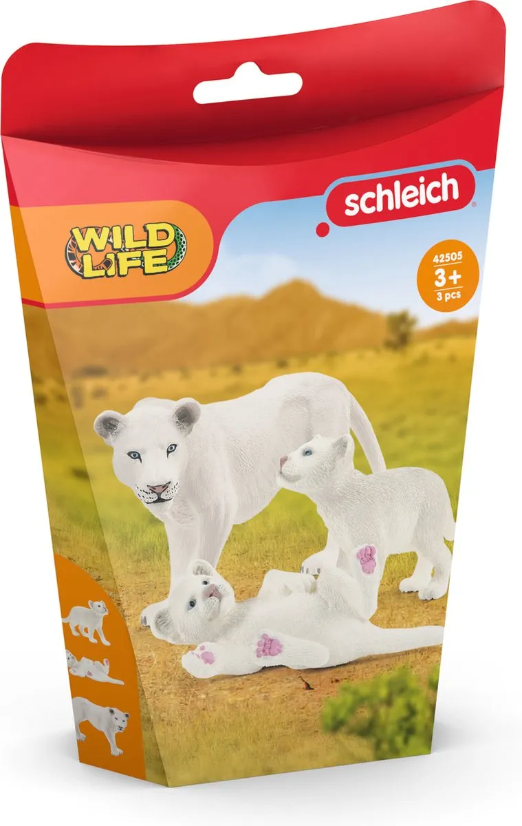 Schleich WILD LIFE Leeuwenmoeder met Welpjes Speelfigurenset 42505
