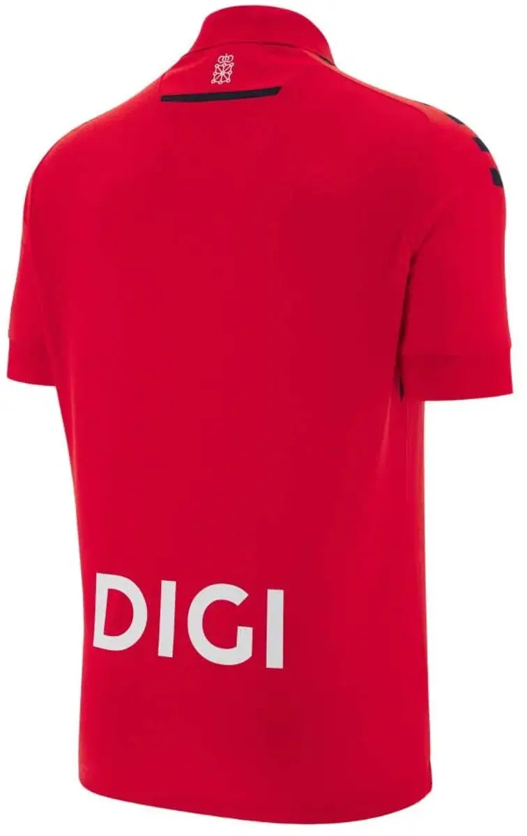 Macron Ca Osasuna 25/26 Thuis T-shirt Junior - Rood - 9-10 jaar