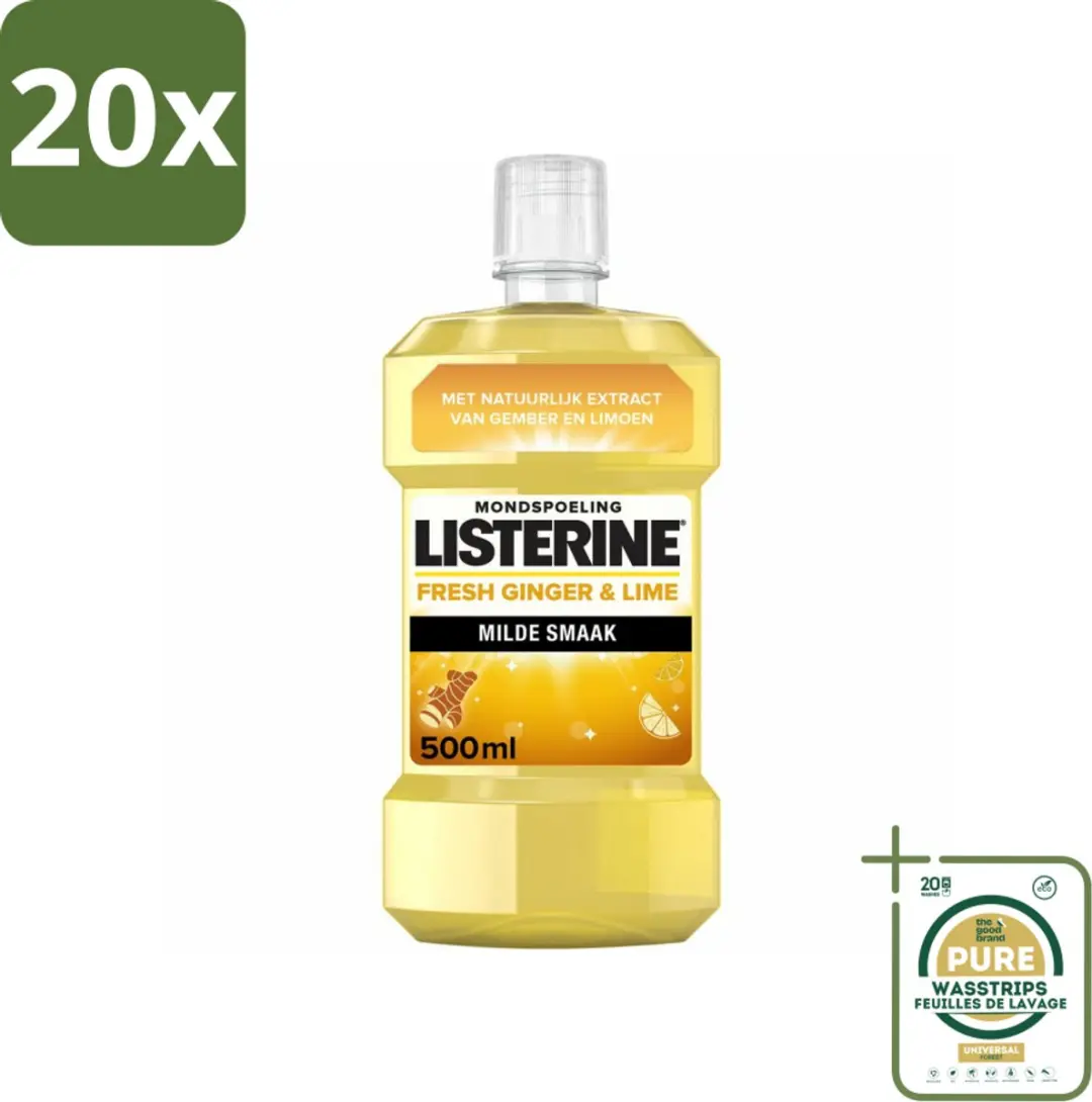 Listerine Fresh Ginger & Lime Mondwater 500ml