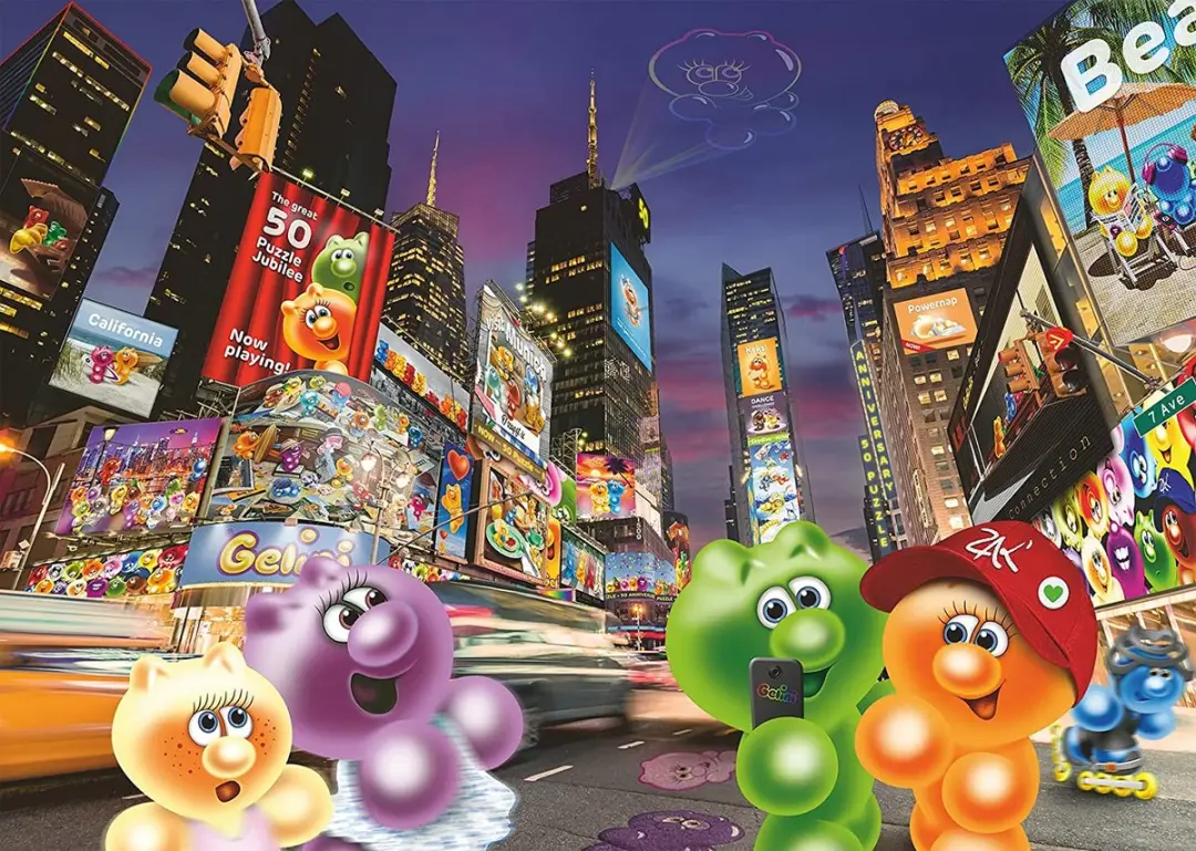 Ravensburger Gelini Am Time Square Puzzel 1000 Stuks - Meerkleurig