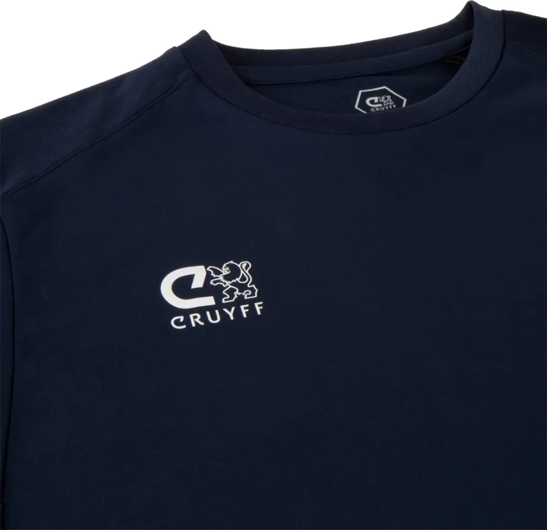 Cruyff Turn Tech LS Shirt Heren - XL - Navy/Wit - afbeelding 6 van 6