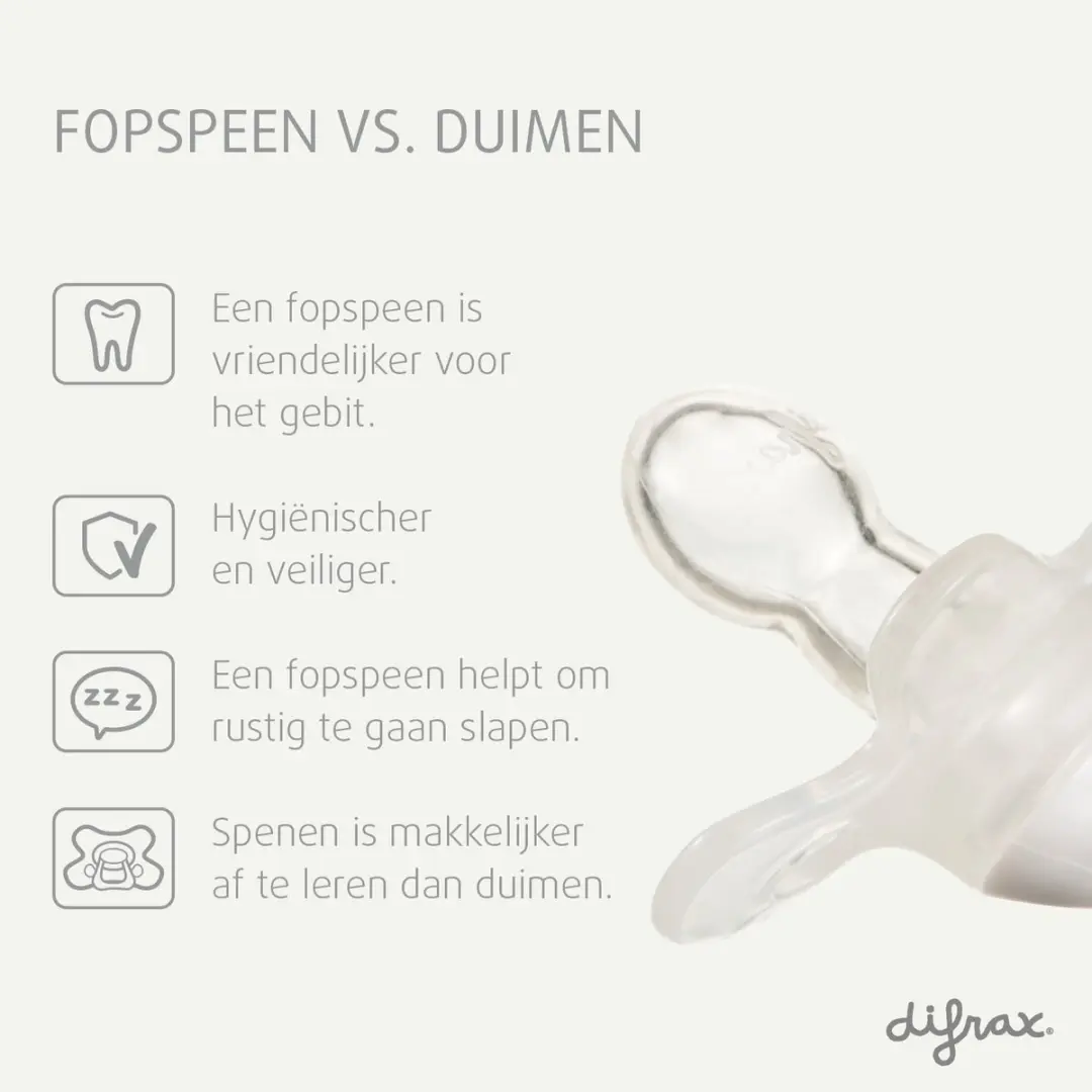 Difrax Fopspeen Natural Newborn Blauw - 2 Stuks - afbeelding 2 van 6