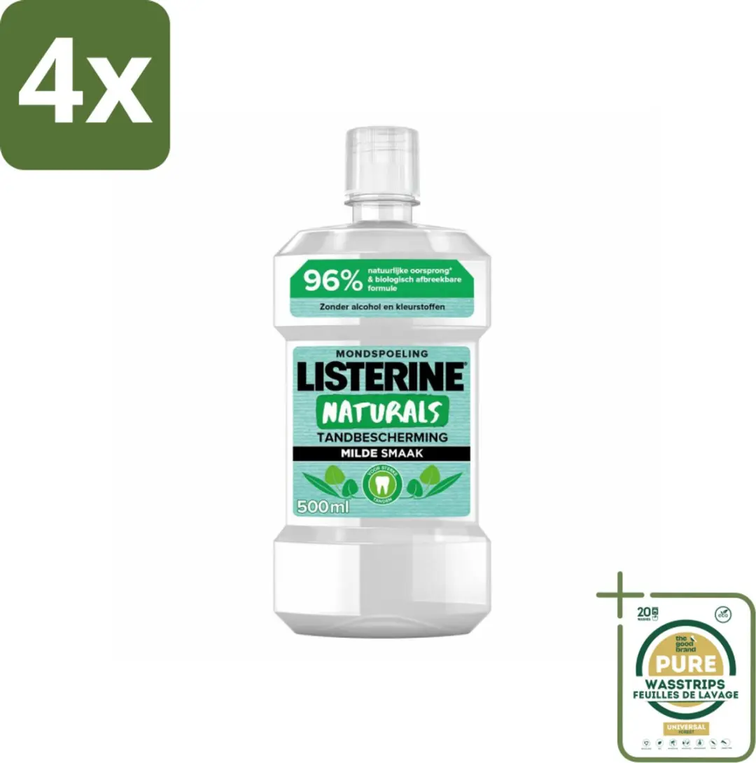 Listerine Naturals Mondwater Tandbescherming 2000ml