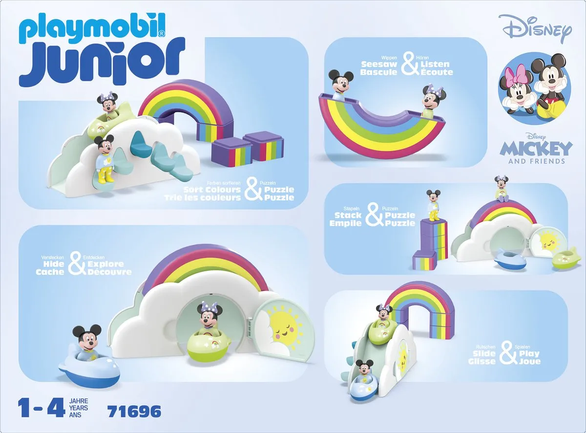 Playmobil Junior Disney Mickey Mouse Wolkenhuis 71696 - Multicolor - afbeelding 6 van 6