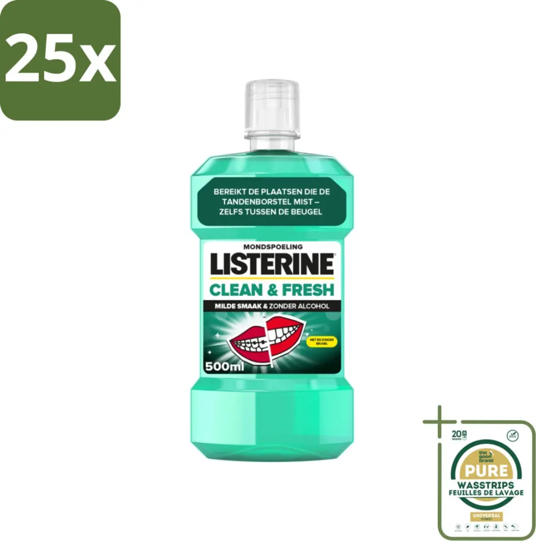 Listerine Clean & Fresh Mondwater 500ml